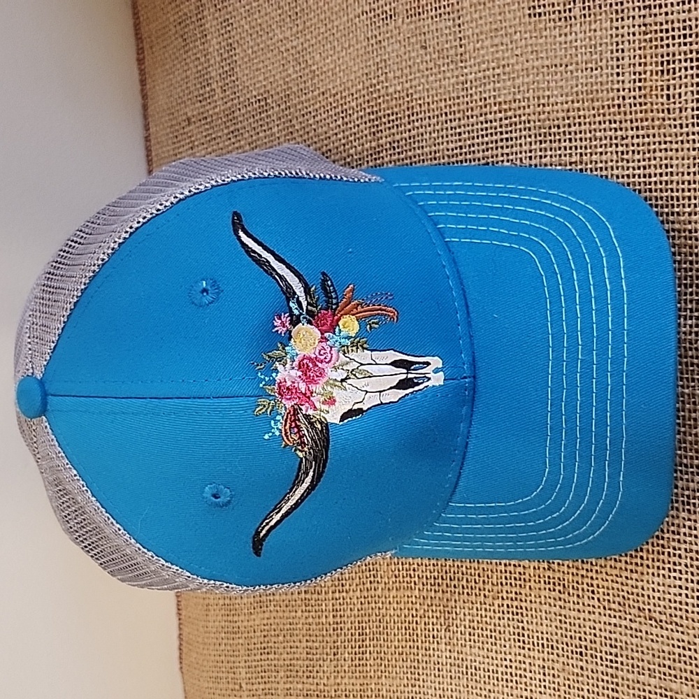 Floral / Skull Hat